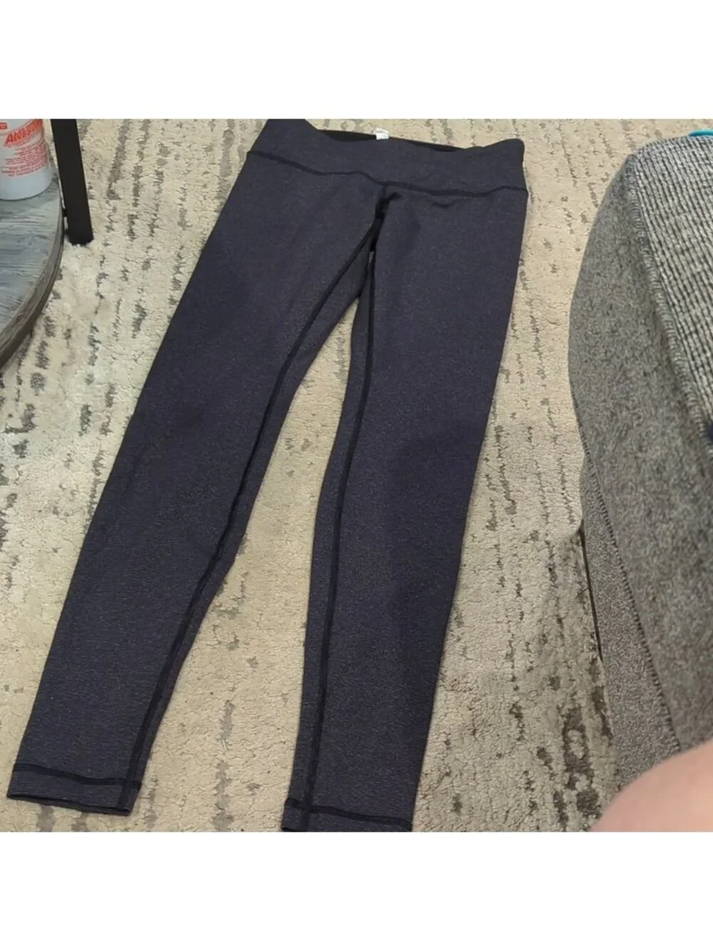 Lululemon Wunder Under PantWee Stripe Black Heathered Black / Black